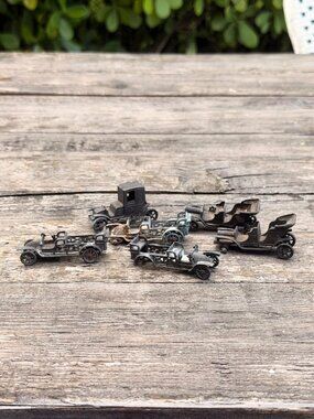 Vintage Lot  Antique Diecast Cars FOR Repair Project Rolls Royce Simon Et Vollet